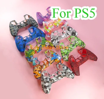 10 шт. для PlayStation 5 PS5 Контроллер Защитный геймпад с водоотталкивающей печатью силиконовый чехол с dott