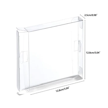 10ШТ Высококачественная Прозрачная Пластиковая коробка Протектор Гильзы Картриджа PET для GameBoy Advance Color для G-B/G-B-C/G-B-A