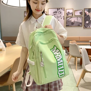 2023 Новый женский рюкзак с принтом, высококачественные молодежные водонепроницаемые рюкзаки для девочек-подростков, женская школьная сумка для мальчиков