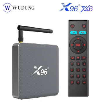 2023x96x6 Android 11 Smart TV Box RK3566 1000M 2T2R MIMO Двойной Wifi 8G128G Медиаплеер Smart Set Top Box PK X96 MAX Plus