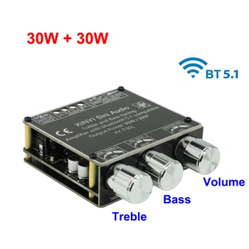 30 Вт + 30 Вт Bluetooth Эквалайзер Цифровой Усилитель Мощности Плата Стерео Аудио Класса D HIFI DIY Amplificador Модуль APP AUX USB