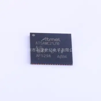 32-разрядная Одноядерная микросхема микроконтроллера ATSAMC21J18A-MUT 64-QFN с флэш-памятью 48 МГц 256 КБ