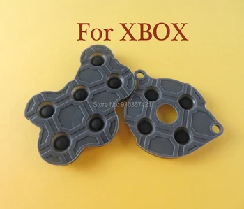 50 комплектов для замены контроллера XBOX 1-го поколения проводящей силиконовой резиновой контактной площадки ABXY для запасных частей XBOX