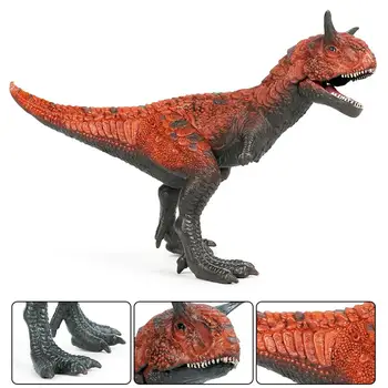 9-дюймовая фигурка динозавра Карнотавр из Северной Америки, фигурки из ПВХ, игрушки, модель динозавра, фигурки для детей, подарок для мальчика, украшение дома