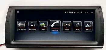 Android 10,25 дюймовый автомобильный Радиоприемник GPS Bluetooth Навигационный плеер для BMW E39 X5 E53 M5 WIFI 4G Carplay аудио видео без DVD