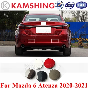 CAPQX Для Mazda 6 Atenza 2020-2021 Крышка Буксировочного Крюка Заднего Бампера, Тяговая Крышка, Буксировочный Колпачок, Накладка На Корпус Прицепа, Декоративная Оболочка