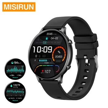 MISIRUN G28 2023 Новые Смарт-Часы Для Мужчин И Женщин Smartwatch С Круглым Циферблатом, Смарт-Часы Для Android IOS, Фитнес-Трекер, Бренд Trosmart