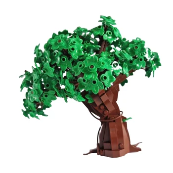 MOC Tree Коллекция строительных блоков Small Leaf Модель Education Kids Классические Совместимые кирпичи Игрушки Игрушки для подарков детям на День рождения