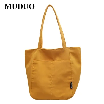 MUDUO Coild colorWomen Сумка-Тоут Дизайнерские Женские Повседневные Сумки На плечо Пляжные Холщовые Сумки Для Отдыха Женская сумка 2023 Trend Medium