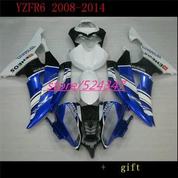 Nn-YZFR6 2008-2014 2009 Полный Обвес Белый Синий черный для YZFR6 2012 Полный Обвес Аксессуары и запчасти для мотоциклов