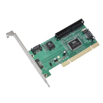 PCI на 3 порта SATA + IDE Комбинированный контроллер Адаптер карты Конвертер с чипом VIA6421 HDD AC388 DOM668