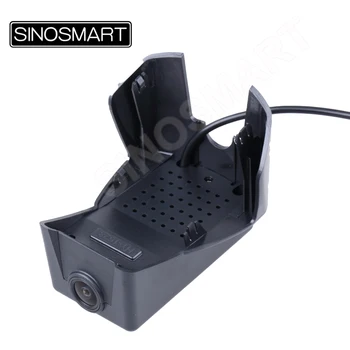 SINOSMART Novatek 1080P Dash Автомобильный Wifi Видеорегистратор Камера для Volvo Volvo XC90 2021 Управление через приложение Двойная камера Опционально