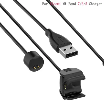USB-кабель для зарядного устройства Xiaomi Mi Band 7 6 5, магнитный адаптер для зарядки, провод для Miband 6 5, Зарядное устройство Mi Band 6