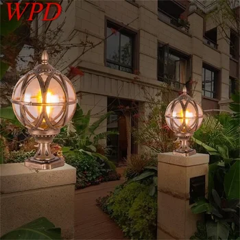 WPD Наружный фонарь для внутреннего дворика Современное светодиодное круглое водонепроницаемое освещение для крыльца балкона Виллы во внутреннем дворе
