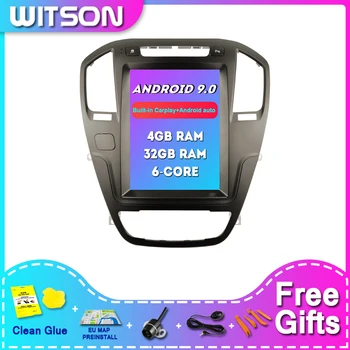 Автомобильный DVD-плеер WITSON Android 9,0 для OPEL INSIGNIA 2008-2011/BUICK REGAL 2009-2013 Коричневый 4G RAM 32ROM Автомобильный DVD-плеер
