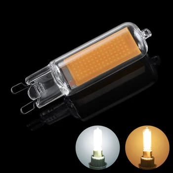 Ампула Без Мерцания G9 LED Mini Glass Spotlight COB LED G9 5 Вт 7 Вт 10 Вт 220 В Люстра Заменит 20 Вт 40 Вт Галогенную лампу Bombillas