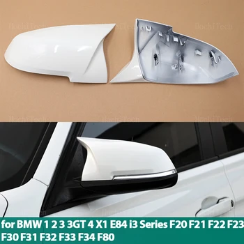 Белая Крышка Зеркала Заднего Вида Автомобиля Боковая Крышка Зеркала Заднего Вида Для BMW 1 2 3 3GT 4 M2 i3 Серии F20 F21 F22 F23 F30 F31 F32 F33 F34