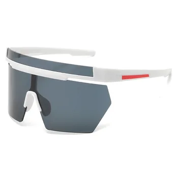 Брендовые дизайнерские негабаритные Велосипедные Солнцезащитные очки Женские Для мужчин Трендовые Солнцезащитные очки Модные Винтажные Роскошные Спортивные оттенки UV400