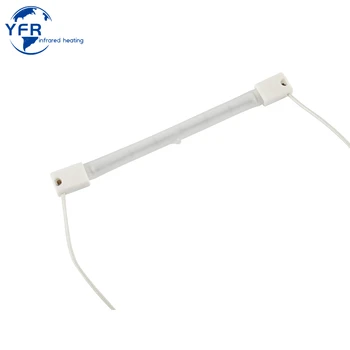 В резиновой и пластмассовой промышленности средневолновая инфракрасная лампа с белым отражателем для высокой производительности
