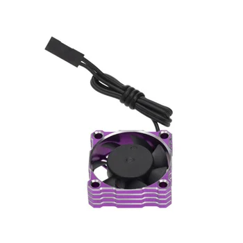Вентилятор для радиоуправляемого автомобиля ARRMA Traxxas HSP 1/12 HPI Redcat Wltoys, фиолетовый