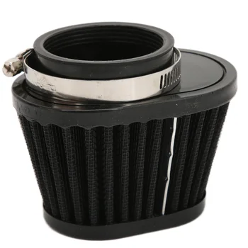 Воздушный фильтр для мотоцикла, Пылезащитная резина, черный воздухоочиститель, система впускного фильтра, пена для воздушного фильтра 51 мм/ 2 дюйма для SUZUKI