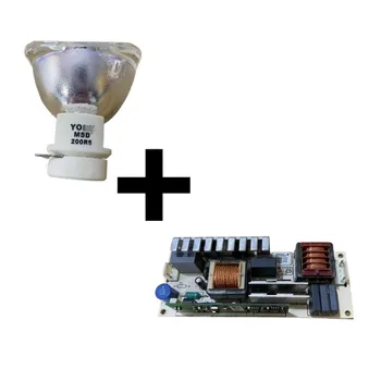 Высококачественный точечный светильник с резким лучом/движущейся головкой мощностью 5R 200 Вт 5R MSD Platinum Stage Light Сценическая лампа с балластом Бесплатная доставка