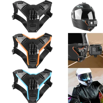 Держатель для подбородка мотоциклетного шлема для спортивной экшн-камеры GoPro Hero 5/6/7, держатель для анфас, аксессуар для мотоциклетной камеры