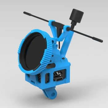 Для DJI O3 air Unit, интегрированная модификация камеры, детали с 3D-печатью, держатель из ТПУ, фиксированный кронштейн, сиденье, крепление из ТПУ для гоночного дрона FPV
