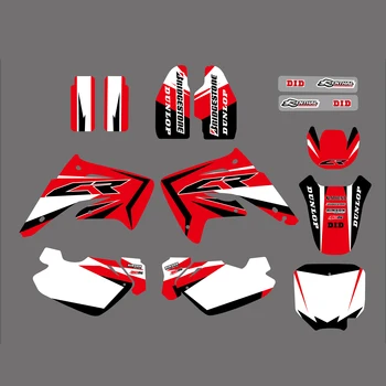 Для Honda CR85 CR 85 85R CR85R 2003-2012 2011 2010 Графический фон, наклейка на мотоцикл, защитная наклейка, Настроить