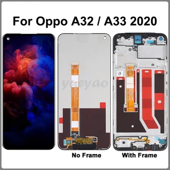 Для OPPO A32 2020 ЖК-дисплей Сенсорный Дигитайзер В Сборе Для OPPO A33 2020 CPH2137 ЖК-Экран С Рамкой Запасные Части
