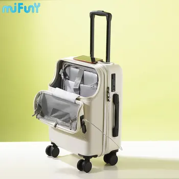 Дорожный чемодан Mifuny Ручная кладь на колесиках Ручная кладь на колесиках Сумка для багажа на колесиках Мужская деловая Легкая сумка для багажа