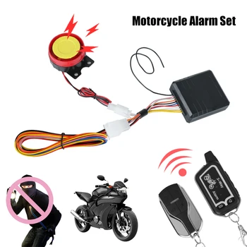 Защита от кражи 12 В Универсальный пульт дистанционного управления мотоциклом, 2-полосная сигнализация, электровелосипед, скутер, система безопасности мотоцикла