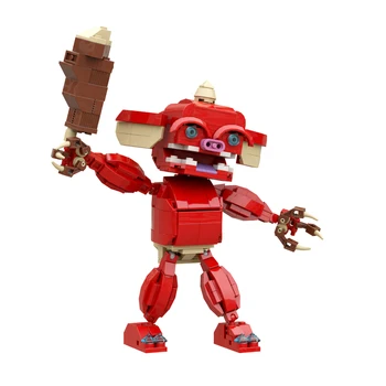 Красная фигурка монстра Бокоблина, MOC Breath of Wild, набор строительных блоков, игровой персонаж, Кирпичная игрушка, сделай сам, Подарок на день рождения для детей