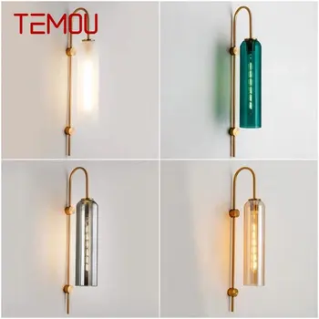 Креативный настенный светильник TEMOU Nordic, бра, светодиодная лампа в стиле постмодерн, декоративные светильники для домашнего коридора