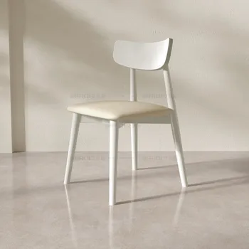 Кресло для отдыха в Скандинавском стиле Из Массива Дерева, Роскошные Дизайнерские Стулья для гостиной Morden Relax White Silla Terciopelo Мебель Для дома WXH35XP