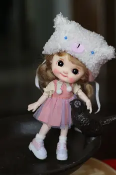 Кукла STO Dimples dolls OB11 с шарнирным телом продается вместе с одеждой и париком