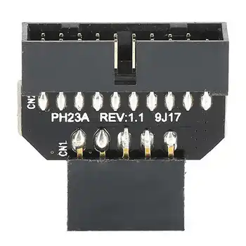 Материнская плата PH23A с 9-контактным разъемом USB 2.0 на USB 3.0 19P Plug-in Connector Adapter