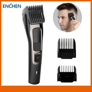 Машинка для стрижки волос ENCHEN Sharp 3S Электрическая машинка для стрижки волос с быстрой зарядкой, малошумный профессиональный триммер для волос для взрослых и детей