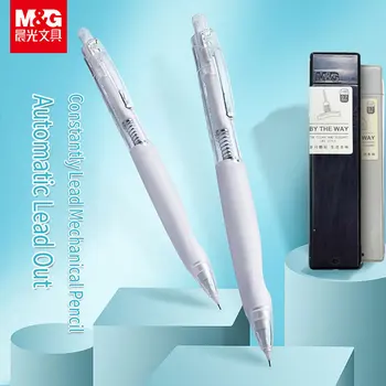 Механический карандаш с автоматической подачей 0,5 мм с грифелем, удобная ручка для письма, канцелярские принадлежности для студентов