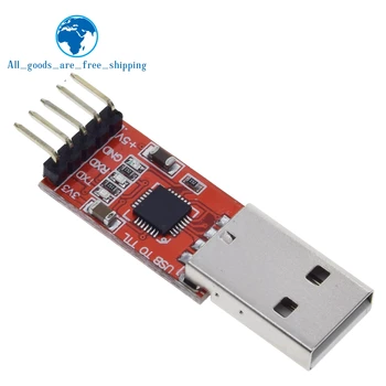 Модуль TZT CP2102 USB to TTL serial UART STC кабель для загрузки PL2303 Super Brush line upgrade Красный