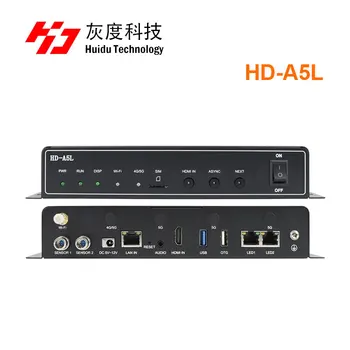 Мультимедийный плеер Huidu A5L со светодиодным дисплеем HD-A5L Поддерживает Многоканальное видеоокно с синхронным переключением воспроизведения