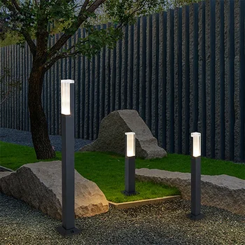 Наружный светодиодный светильник для газона TEMAR, алюминиевый Водонепроницаемый Садовый светильник, Креативный Декоративный светильник для виллы Duplex Park