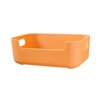 Настенный пластиковый ящик для хранения Macaron Color, Прикроватная корзина с плавающей полкой, Клейкая стойка-органайзер для домашней кухни