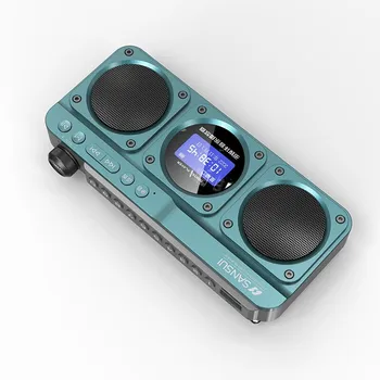 Новый Mizuho F28 Винтажный Беспроводной Bluetooth Динамик Портативное Радио Стерео Bluetooth Аудио Мини-плагин Walkman Будильник Музыка P