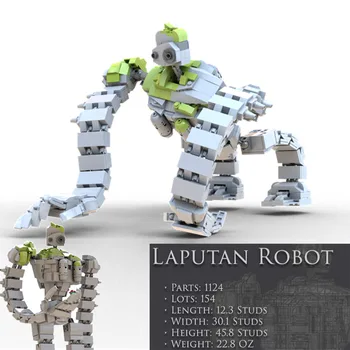 Новый робот MOC Робот Laputan подходит для MOC-20801 Sky City-модель робота Laputa, строительные блоки, кирпичи, детские игрушки своими руками, подарок мальчику на День рождения