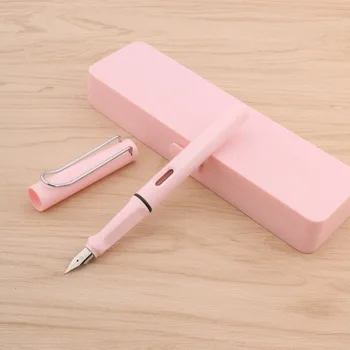 Подарочная ручка ChouXiongLuWei box классическая студенческая пластиковая ручка EF Macaron pink Business Office школьные принадлежности для письма