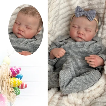 Подарочный набор для новорожденного 19-дюймового спящего младенца Reborns с одеждой