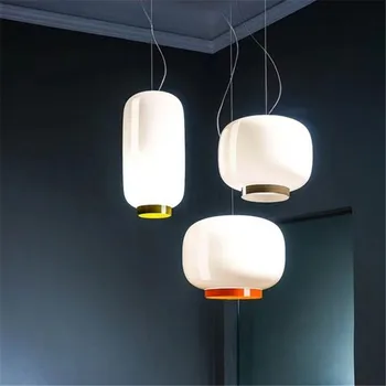 Подвесные светильники Chouchin из итальянского креативного цветного стекла подвесная светодиодная лампа для гостиной спальни кофейного бара