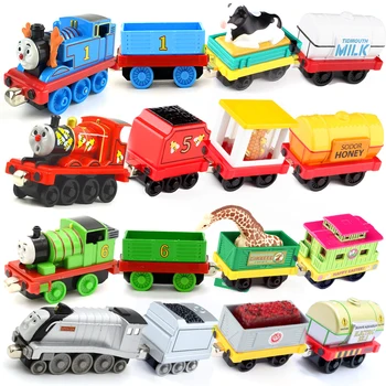 Подлинный объемный 1:43 Томас и друзья, металлический тематический поезд, отлитый под давлением, игрушечная модель, игрушки для детей, подарки на день рождения для мальчиков