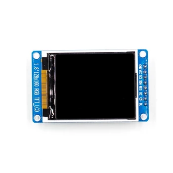 Портативный модуль TFT LCD-дисплея 1,8-дюймовый полноцветный 128X160 SPI Full Color ST7735S 3,3 В Заменяет OLED-источник питания